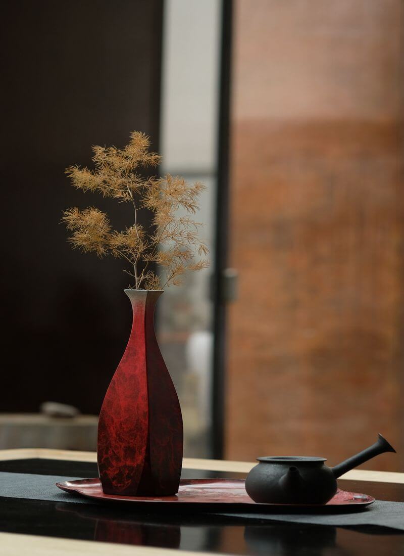 red-vase